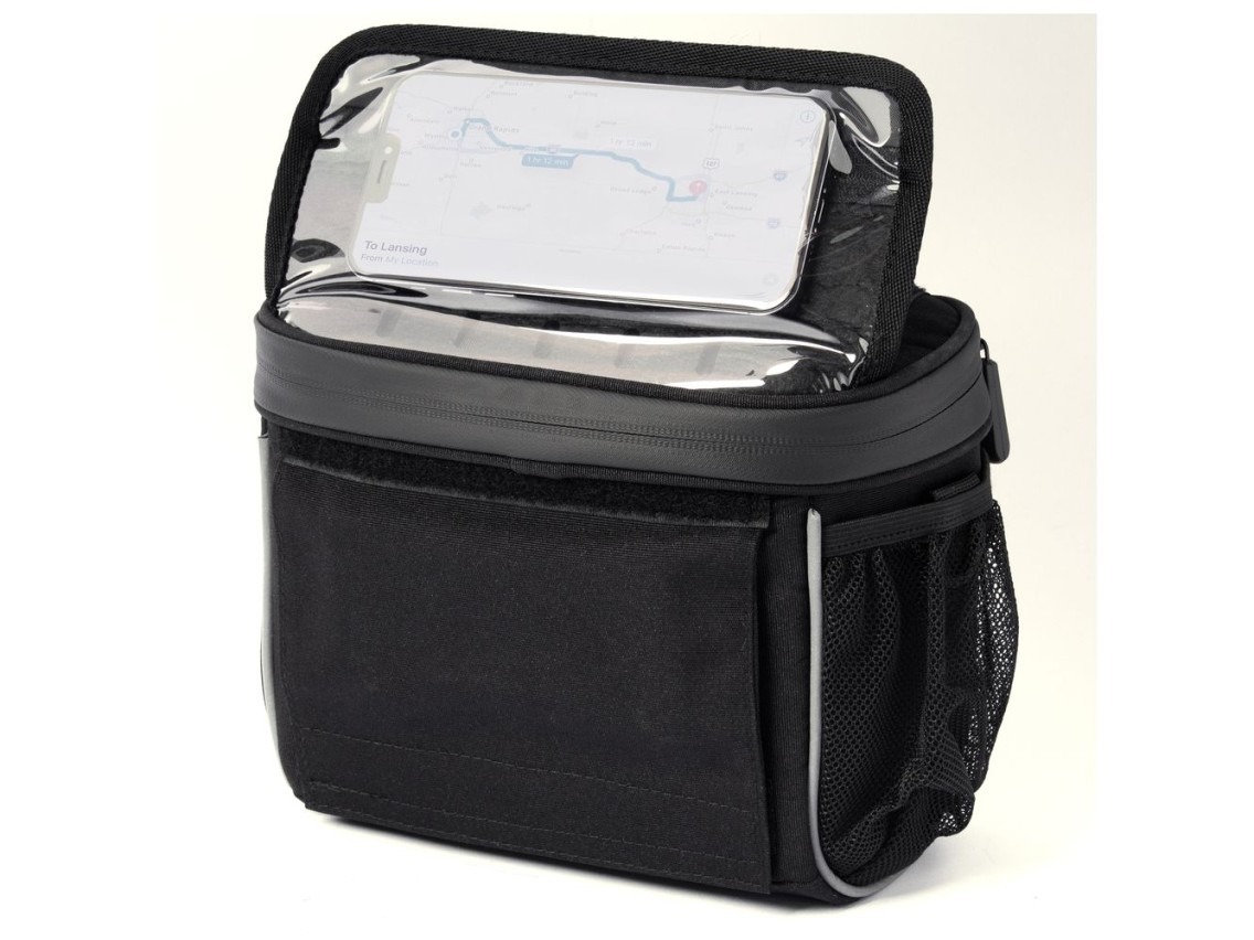 Wozinsky Handlebar Bag Bike Shoulder Bag Black (WBHBB-01)