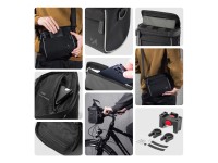 Wozinsky Handlebar Bag Bike Shoulder Bag Black (WBHBB-01)