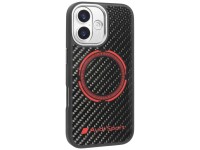 Capa MagSafe Audi RSQ Carbon Fiber Sport Red Circle para iPhone 17 - Preta Capa MagSafe Audi RSQ Carbon Fiber Sport Red Circle para iPhone 17 - Preta