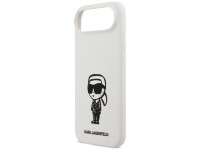 Karl Lagerfeld Silicone Karl Sketch & Logo MagSafe Case for iPhone 17 Air - White Karl Lagerfeld Silicone Karl Sketch & Logo MagSafe Case for iPhone 17 Air - White