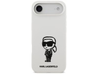 Karl Lagerfeld Silicone Karl Sketch & Logo MagSafe Case for iPhone 17 Air - White Karl Lagerfeld Silicone Karl Sketch & Logo MagSafe Case for iPhone 17 Air - White