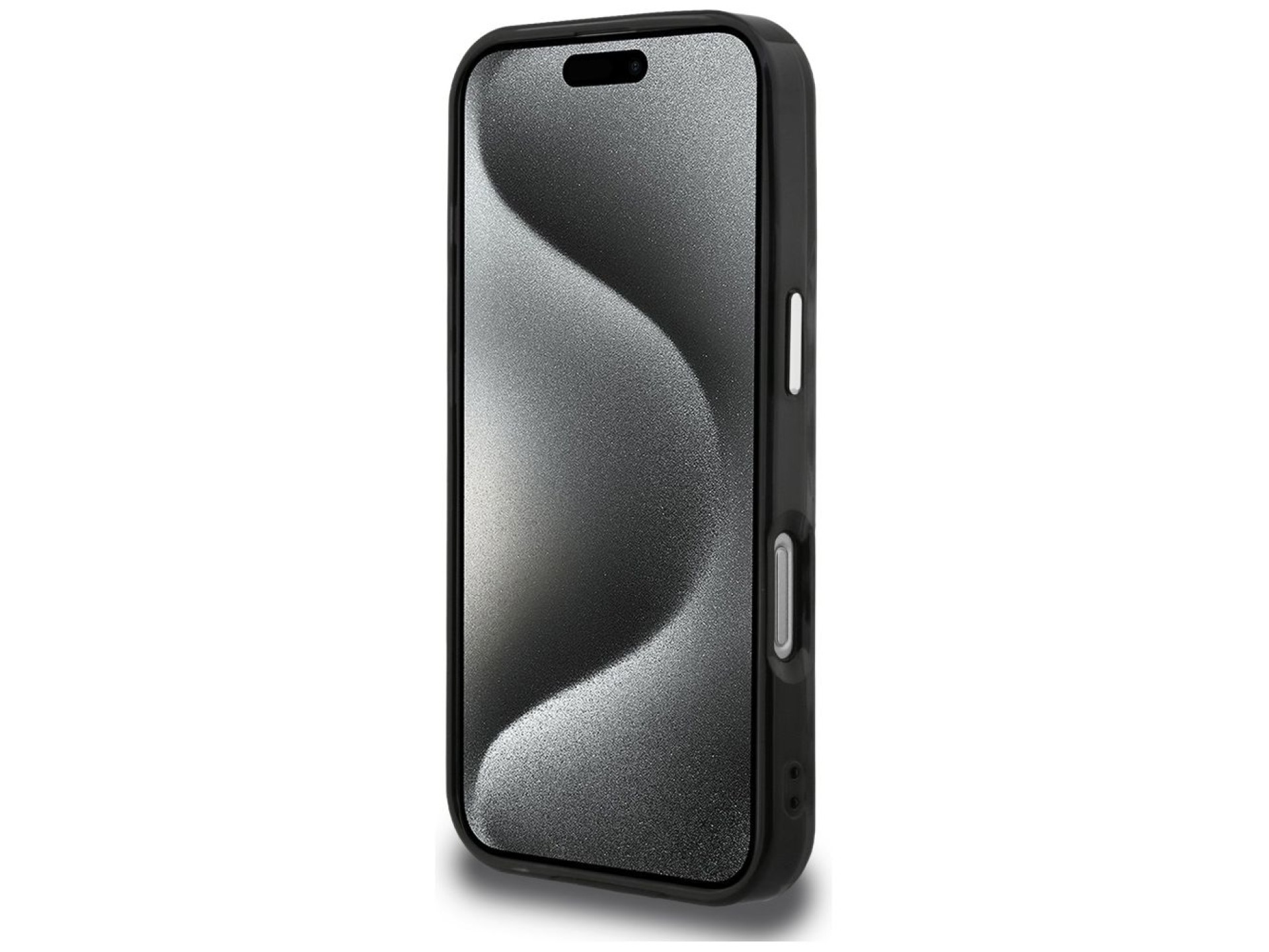 Capa MagSafe Karl Lagerfeld IML com estampa de leopardo para iPhone 16 Pro Max - Marrom