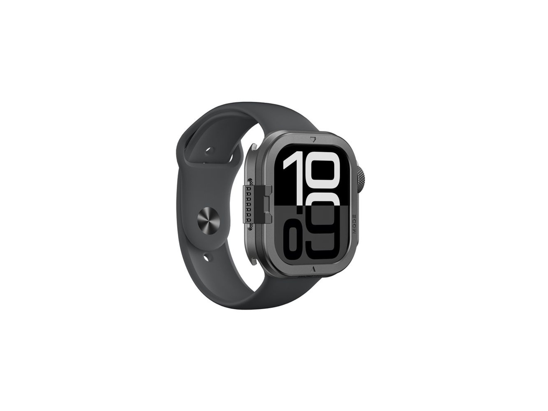 AmazingThing Titan Pro Metal Case for Apple Watch 11 46mm Aluminum - Black