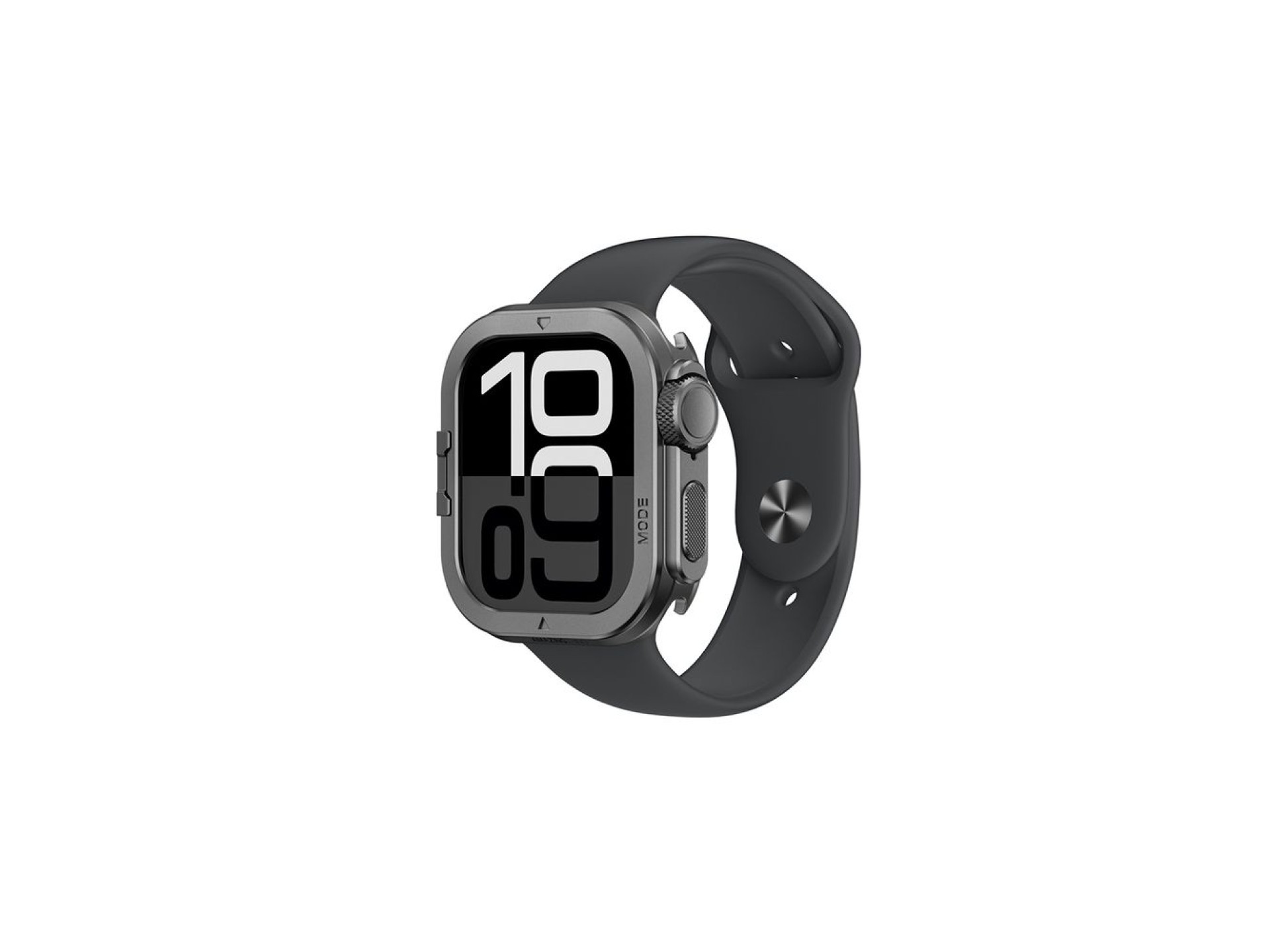 AmazingThing Titan Pro Metal Case for Apple Watch 11 46mm Aluminum - Black
