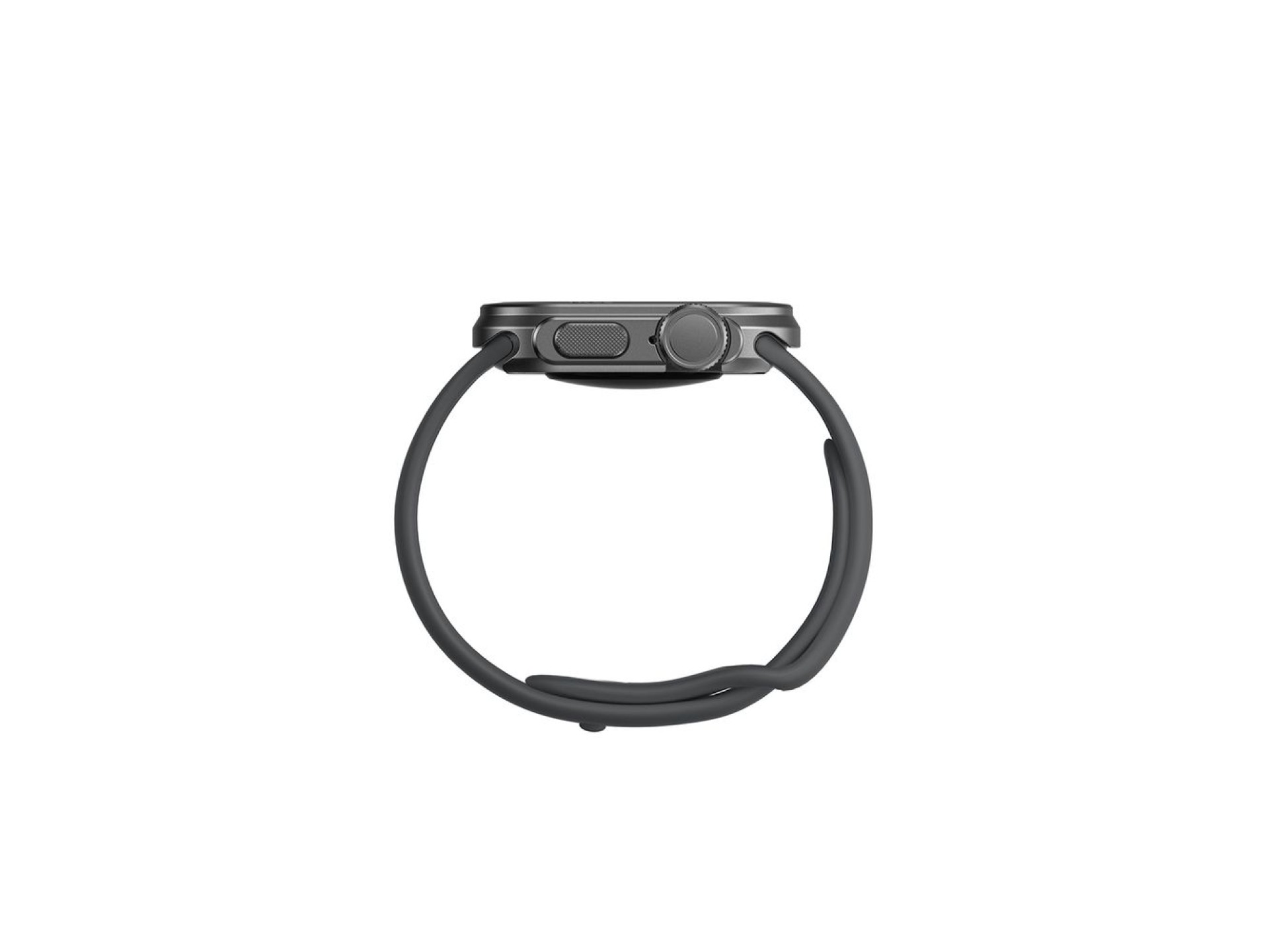 AmazingThing Titan Pro Metal Case for Apple Watch 11 46mm Aluminum - Black