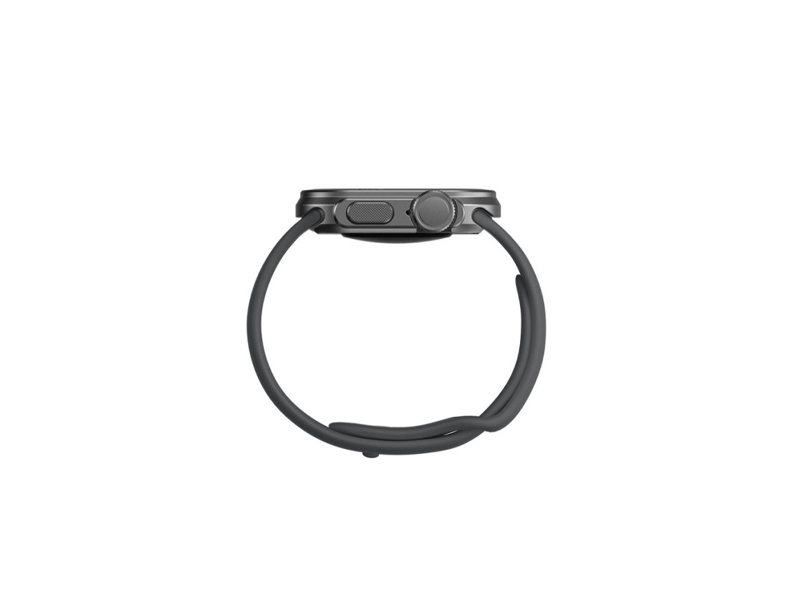 AmazingThing Titan Pro Capa Metálica para Apple Watch 11 46mm em Alumínio - Preta