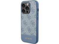 Guess 4G Stripe Collection case for iPhone 15 Pro - blue
