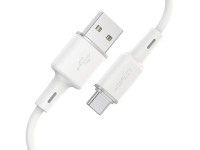 Acefast USB cable - USB Type C 1.2m, 3A white (C2-04 white) Acefast USB cable - USB Type C 1.2m, 3A white (C2-04 white)