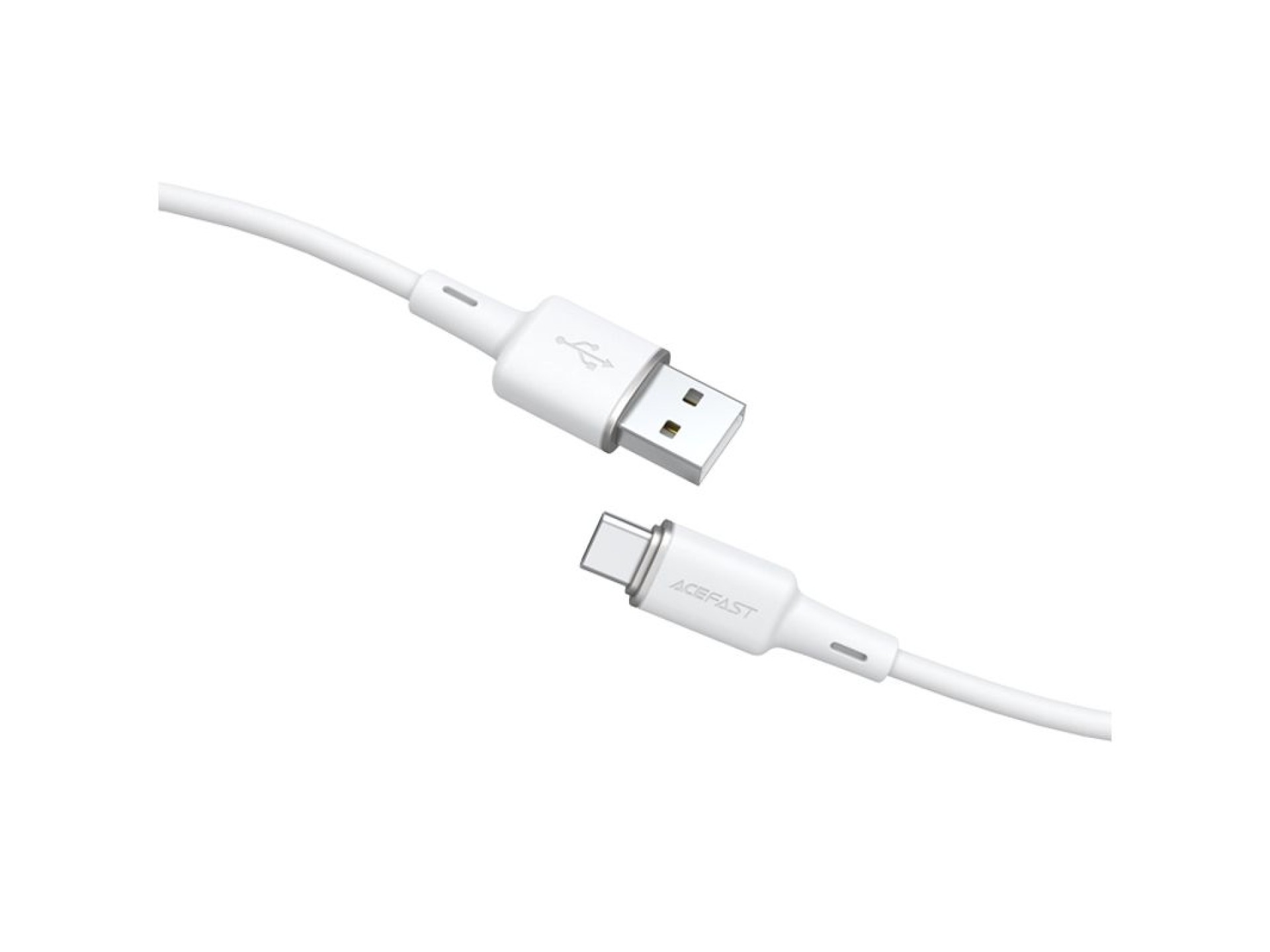 Cable USB Acefast - USB Tipo C 1,2 m, 3 A blanco (C2-04 blanco)