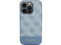 Guess 4G Stripe Collection case for iPhone 15 Pro - blue