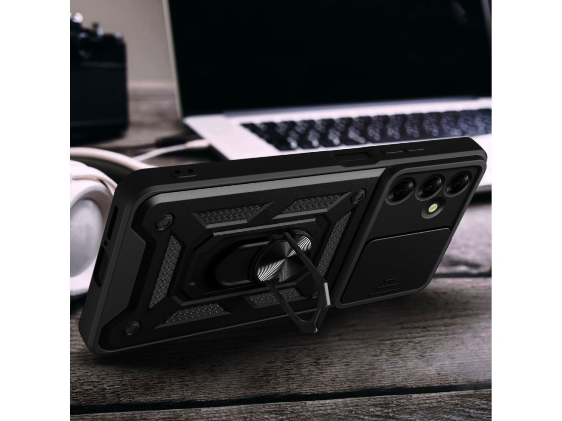 Capa Tech-Protect Camshield Pro para Samsung Galaxy M35 5G - Preta