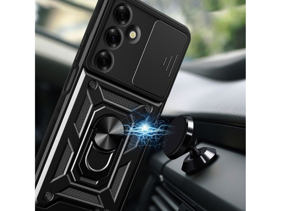 Capa Tech-Protect Camshield Pro para Samsung Galaxy M35 5G - Preta