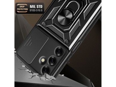 Tech-Protect Camshield Pro Case for Samsung Galaxy M35 5G - Black Tech-Protect Camshield Pro Case for Samsung Galaxy M35 5G - Black