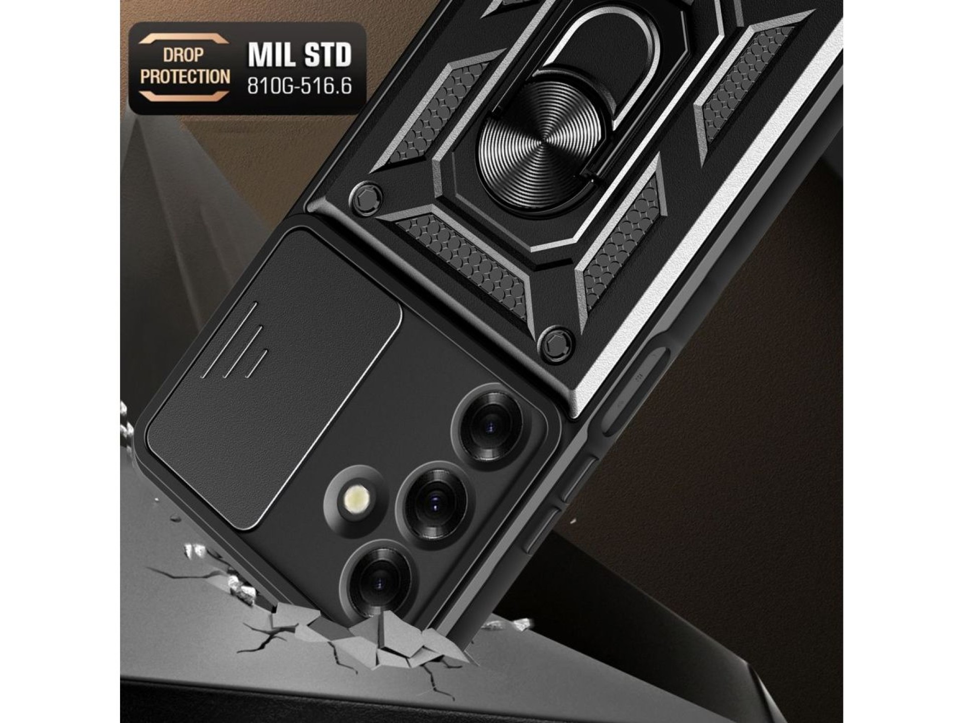 Funda Tech-Protect Camshield Pro para Samsung Galaxy M35 5G - Negra
