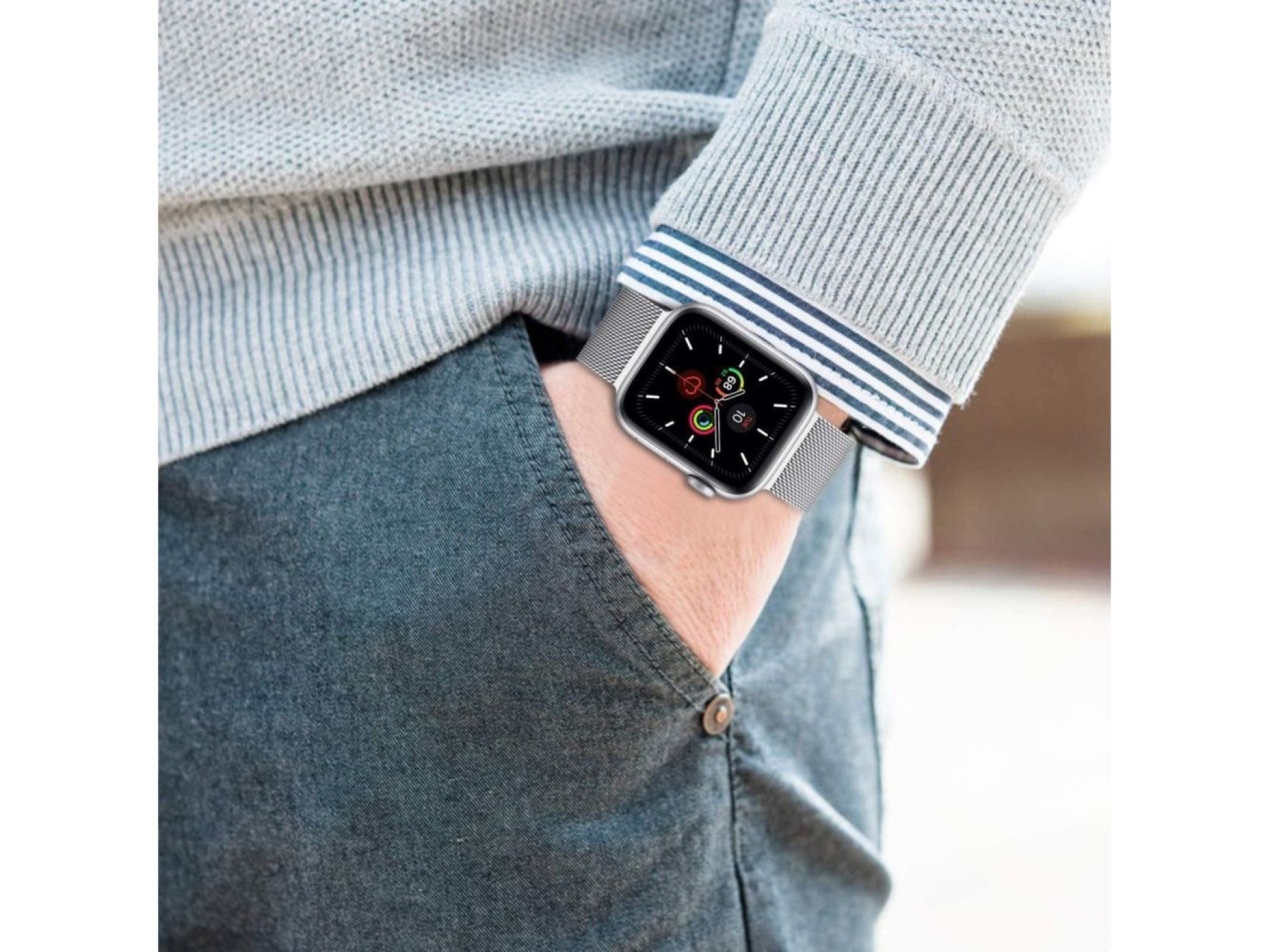 Tech-Protect MilaneseBand for Apple Watch 38/40/42 mm - Black