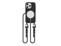 Tech-Protect MagNecklace MagSafe Case with Lanyard for iPhone 16 Pro - Black
