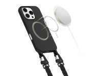 Capa Tech-Protect MagNecklace MagSafe com cordão para iPhone 16 Pro - Preta Capa Tech-Protect MagNecklace MagSafe com cordão para iPhone 16 Pro - Preta