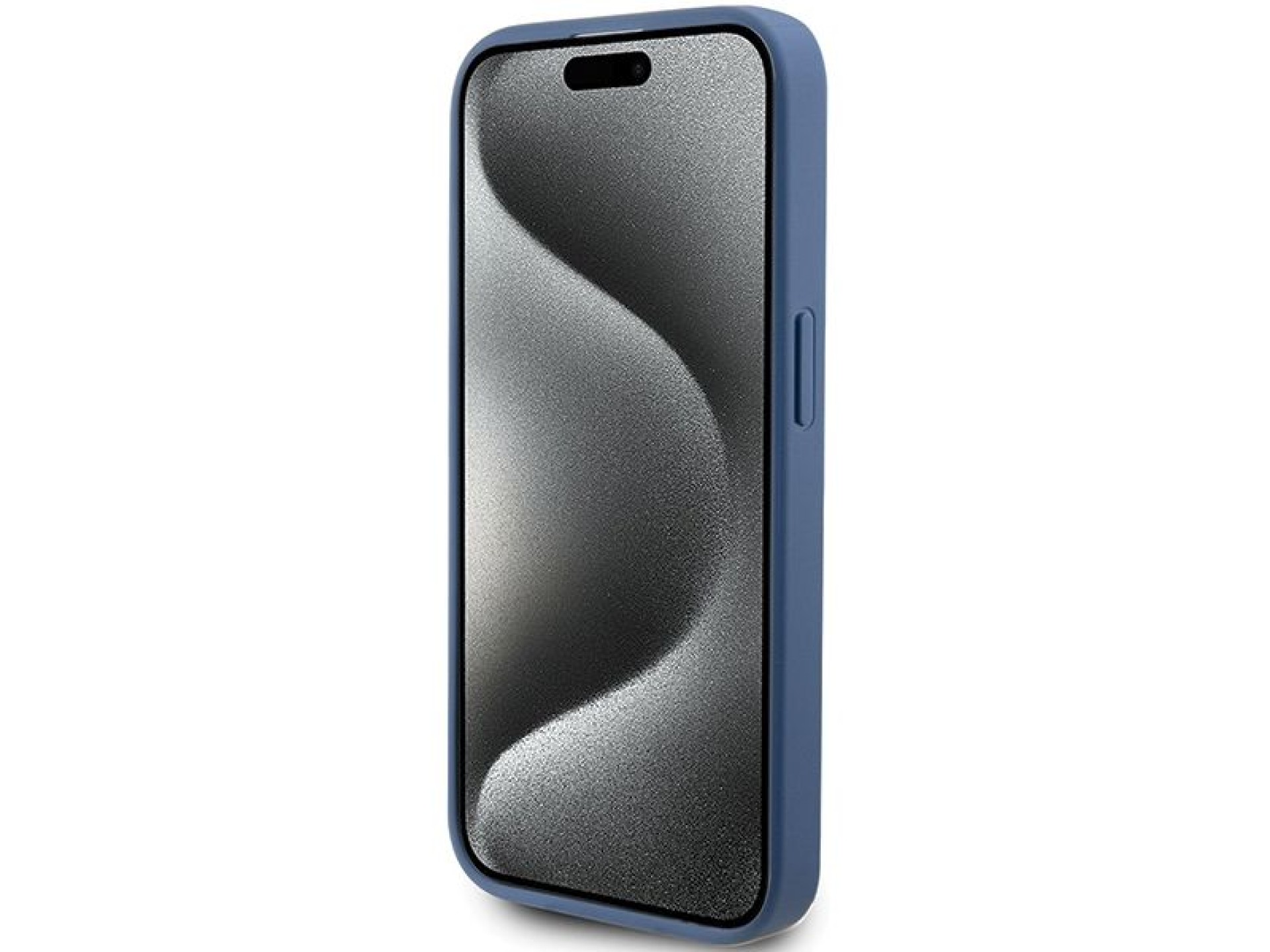 Guess 4G Stripe Collection case for iPhone 15 Pro - blue