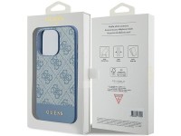 Guess 4G Stripe Collection case for iPhone 15 Pro - blue