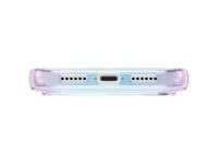 Capa Uniq Iridescia para iPhone 17 Pro Max com carregamento Magclick - Multicolorida