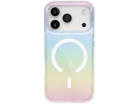 Capa Uniq Iridescia para iPhone 17 Pro Max com carregamento Magclick - Multicolorida