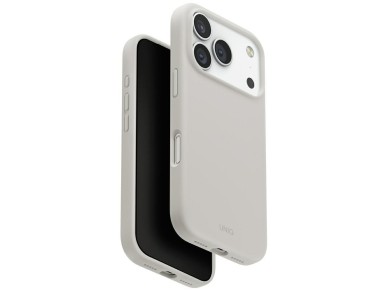 Uniq Lino iPhone 17 Pro Magclick Charging Case - Gray Uniq Lino iPhone 17 Pro Magclick Charging Case - Gray