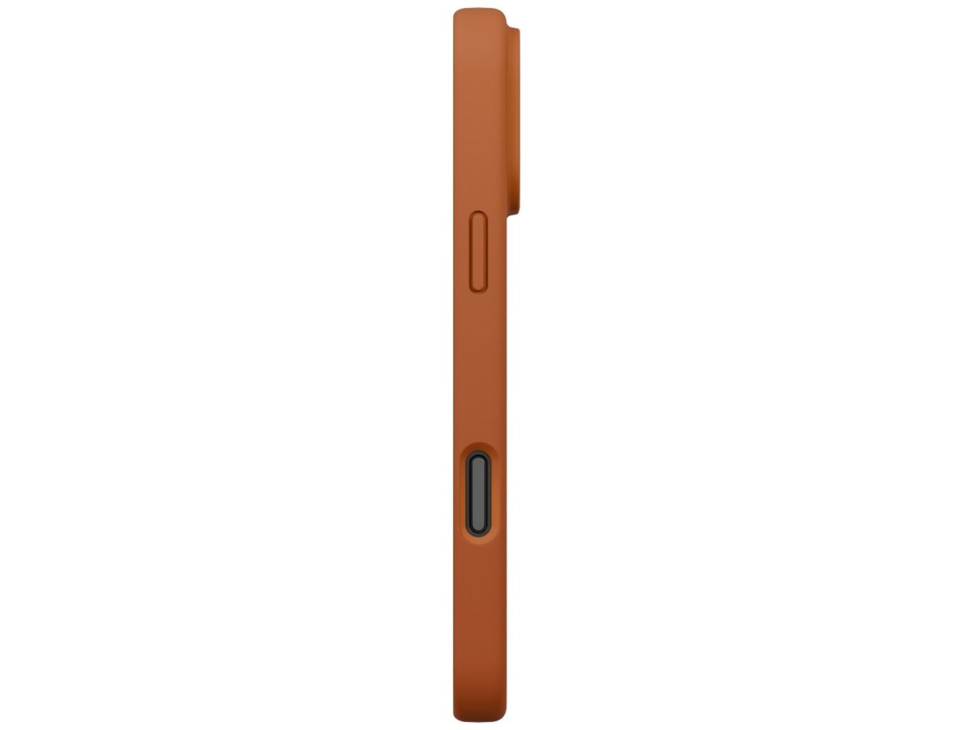Capa Uniq Lino para iPhone 17 Pro Max com carregamento Magclick - Laranja