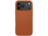 Capa Uniq Lino para iPhone 17 Pro Max com carregamento Magclick - Laranja Capa Uniq Lino para iPhone 17 Pro Max com carregamento Magclick - Laranja