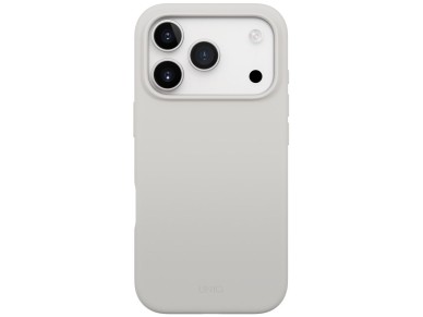 Uniq Lino iPhone 17 Pro Magclick Charging Case - Gray Uniq Lino iPhone 17 Pro Magclick Charging Case - Gray