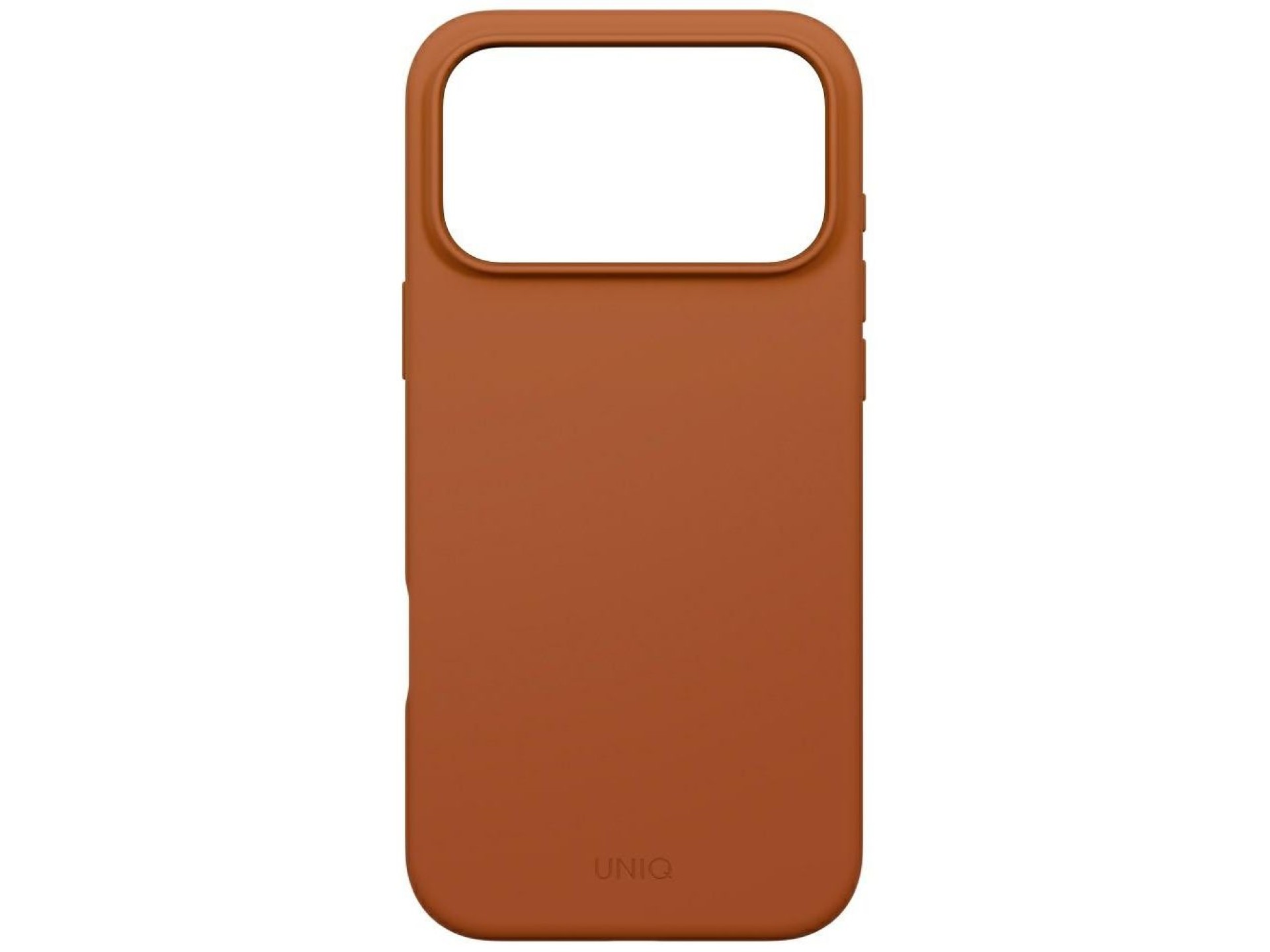 Capa Uniq Lino para iPhone 17 Pro Max com carregamento Magclick - Laranja