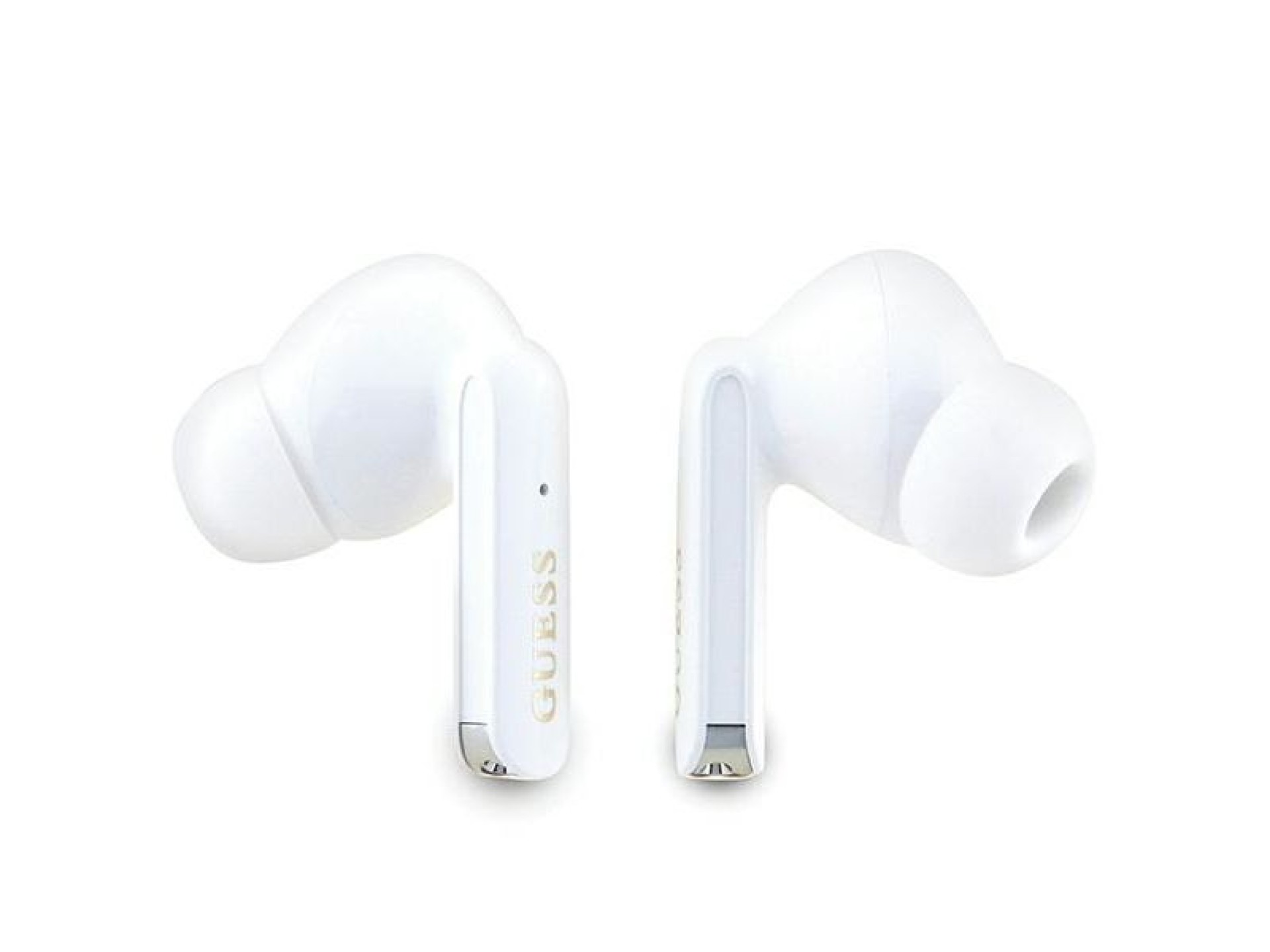 Guess Glitter Gradient TWS Bluetooth headphones + docking station - pink