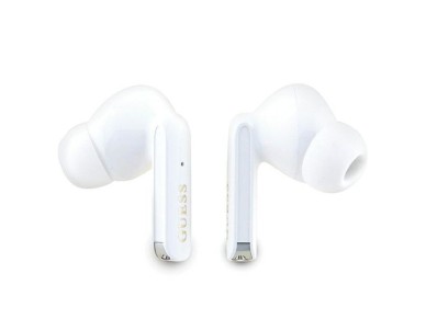 Guess Glitter Gradient TWS Bluetooth headphones + docking station - pink