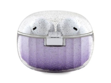 Guess Glitter Gradient TWS Bluetooth headphones with docking station - purple Guess Glitter Gradient TWS Bluetooth headphones with docking station - purple