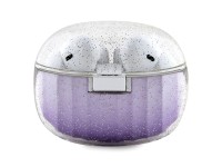 Guess Glitter Gradient TWS Bluetooth headphones with docking station - purple Guess Glitter Gradient TWS Bluetooth headphones with docking station - purple