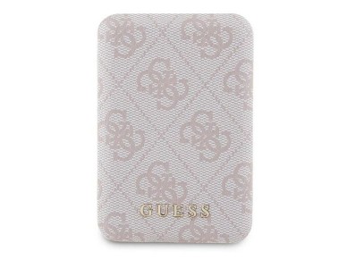 Batería externa Guess Powerbank inductiva de 15 W GUPB5FP4EMGP de 5000 mAh, rosa/rosa, 4G, cuero, lo Batería externa Guess Powerbank inductiva de 15 W GUPB5FP4EMGP de 5000 mAh, rosa/rosa, 4G, cuero, lo
