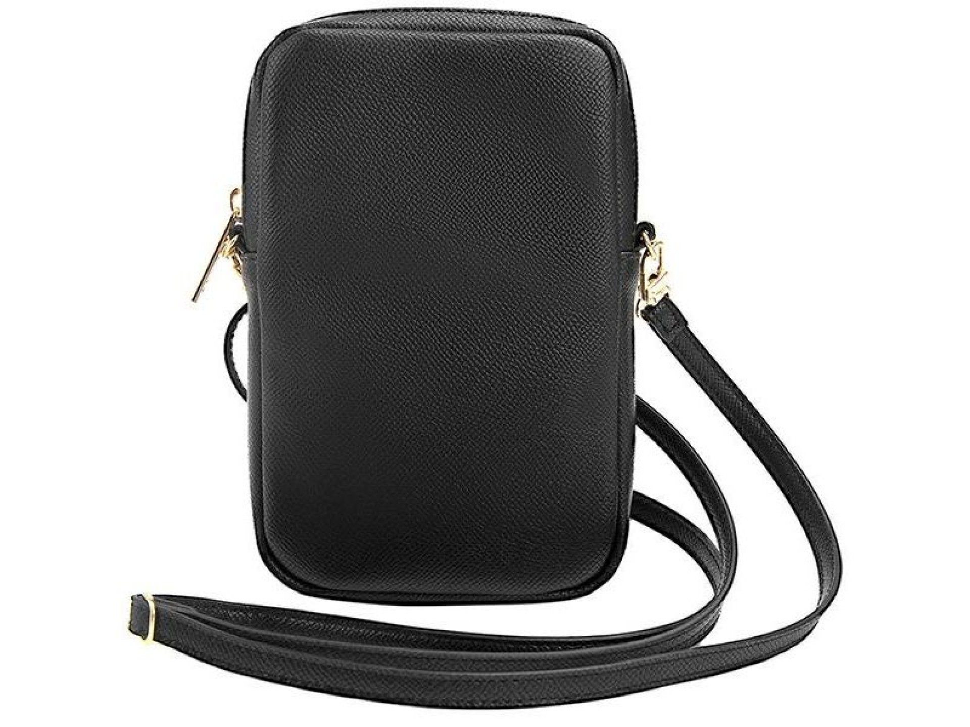 Bolsa Guess Zip Triangle 4G - preta
