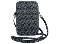 Guess Zip GCube Bottom Stripe phone bag - black Guess Zip GCube Bottom Stripe phone bag - black