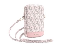 Bolso para teléfono Guess Zip GCube Bottom Stripe - rosa Bolso para teléfono Guess Zip GCube Bottom Stripe - rosa