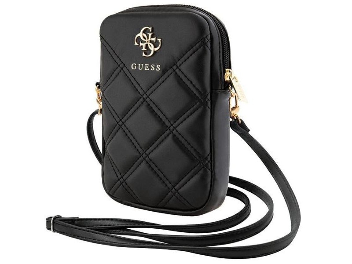 Guess Zip Quilted 4G bag - black