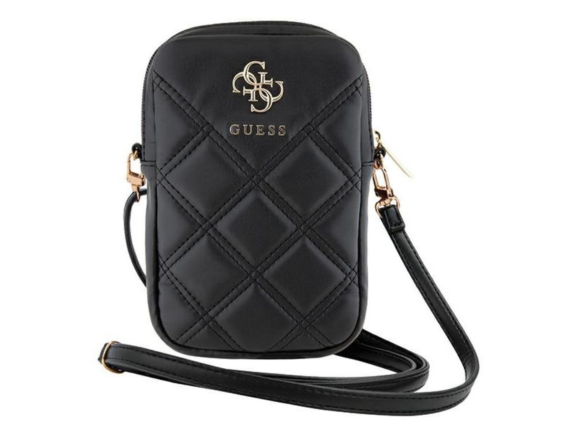 Guess Zip Quilted 4G bag - black