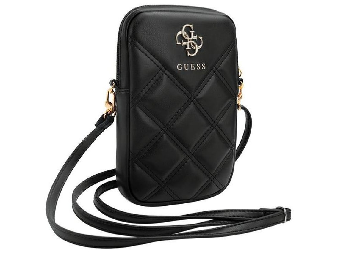 Guess Zip Quilted 4G bag - black