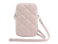 Bolsa Guess Zip Quilted 4G - rosa Bolsa Guess Zip Quilted 4G - rosa