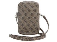 Bolsa triangular Guess Zip 4G - marrom Bolsa triangular Guess Zip 4G - marrom