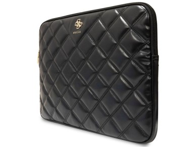 Guess Quilted 4G cover for a 16" laptop - black Guess Quilted 4G cover for a 16" laptop - black