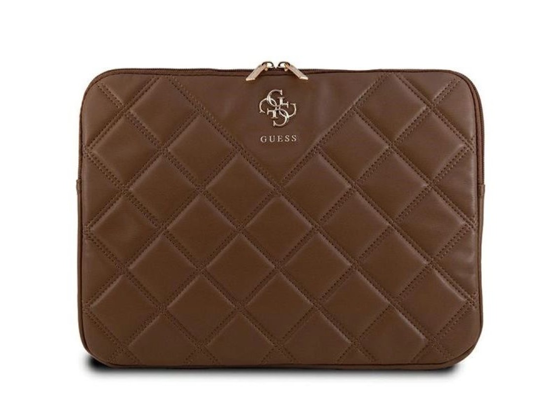 Guess Quilted 4G cover for a 14" laptop - brown