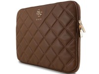 Guess Quilted 4G cover for a 14" laptop - brown Guess Quilted 4G cover for a 14" laptop - brown