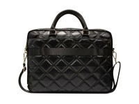 Guess 4G Quilted bag for a 16" laptop - black Guess 4G Quilted bag for a 16" laptop - black