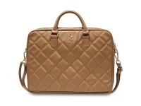 Guess Quilted 4G bag for a 16" laptop - brown
