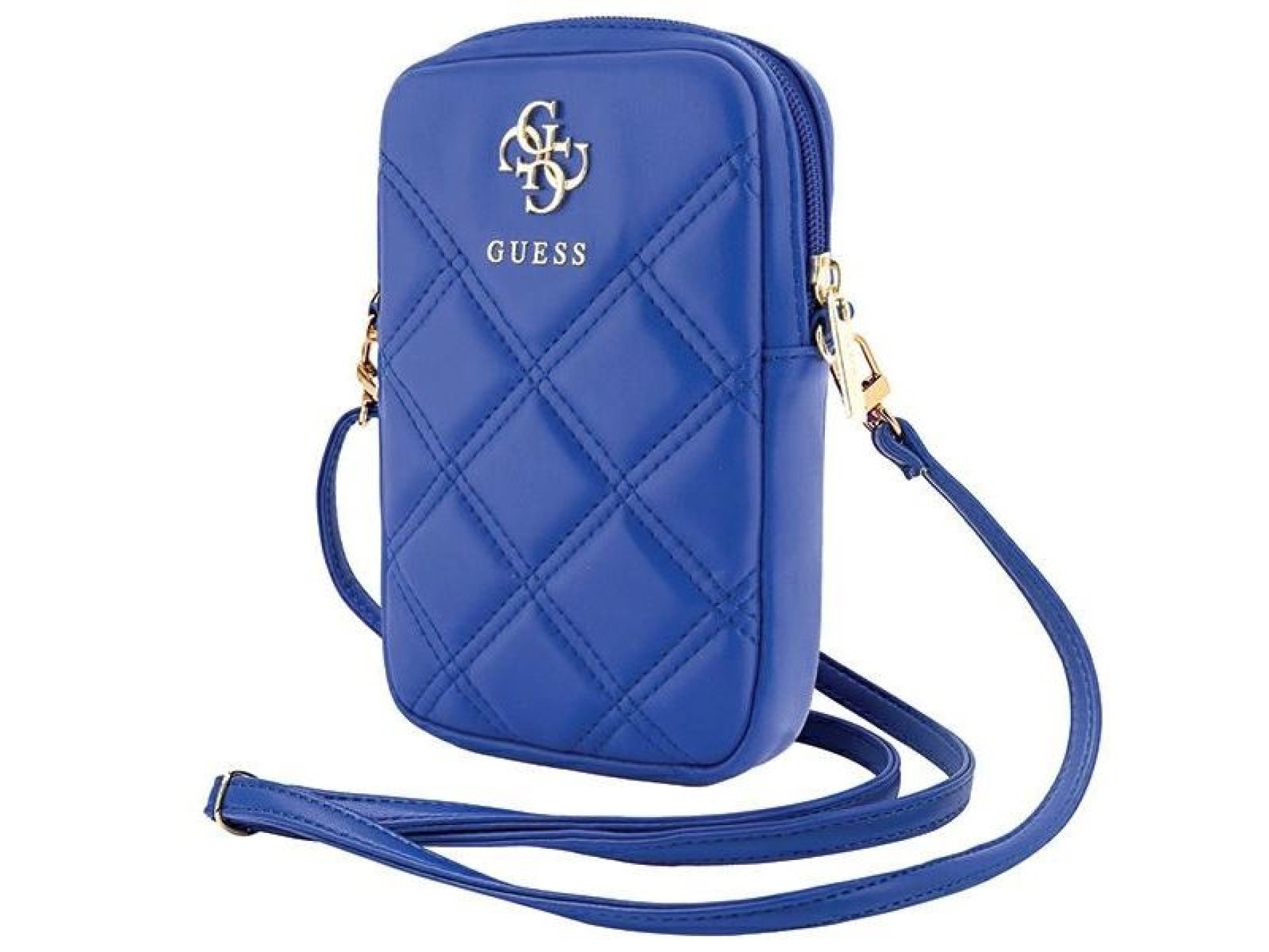 Guess Zip Quilted 4G bag - blue