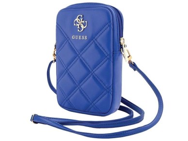 Guess Zip Quilted 4G bag - blue